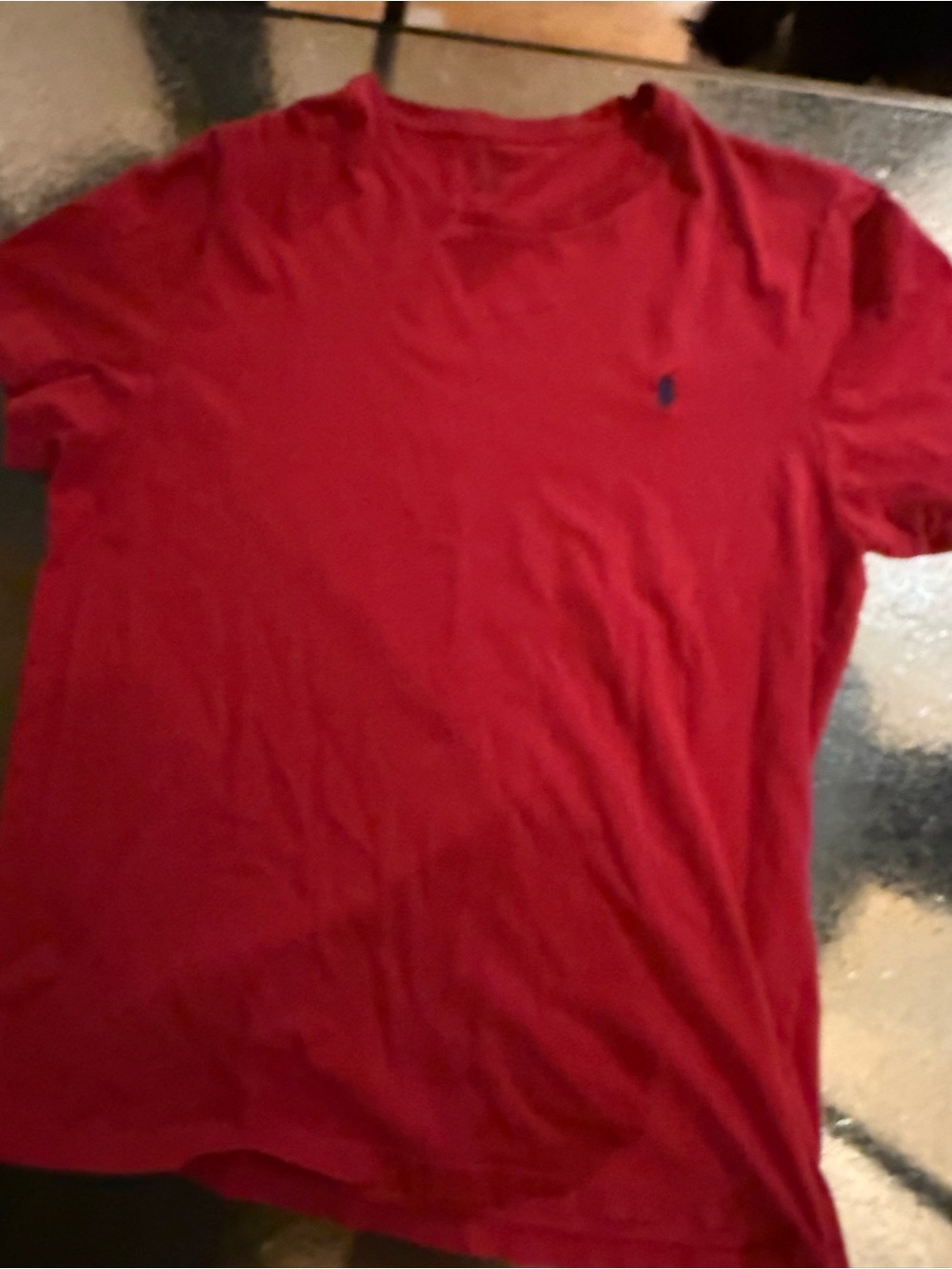 Polo Ralph Lauren Red Tee - Large